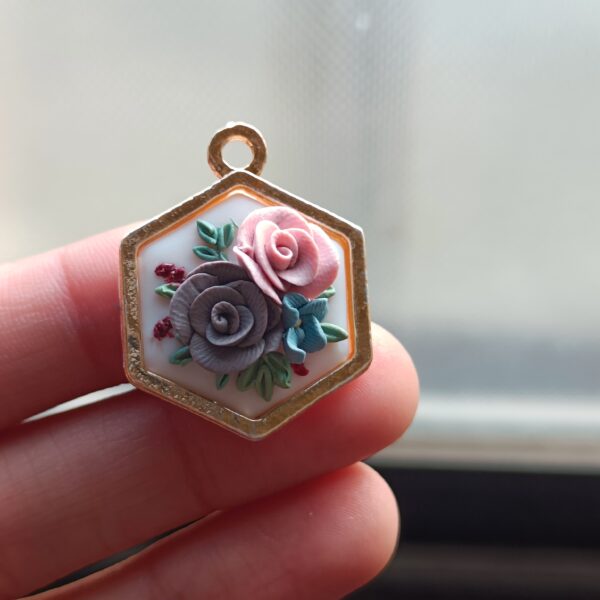 Polymer clay Pendant