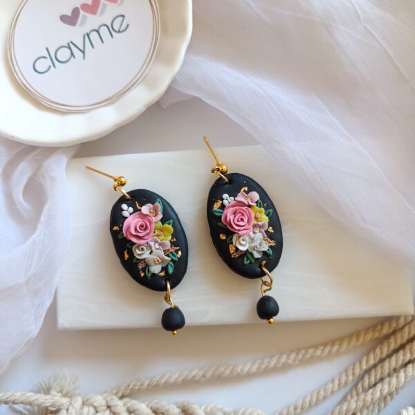 Black Blush Earrings