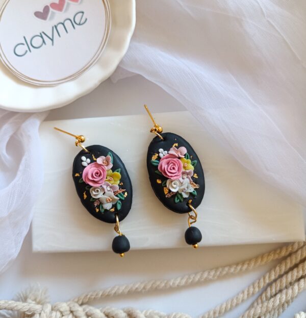 Black Blush Earrings