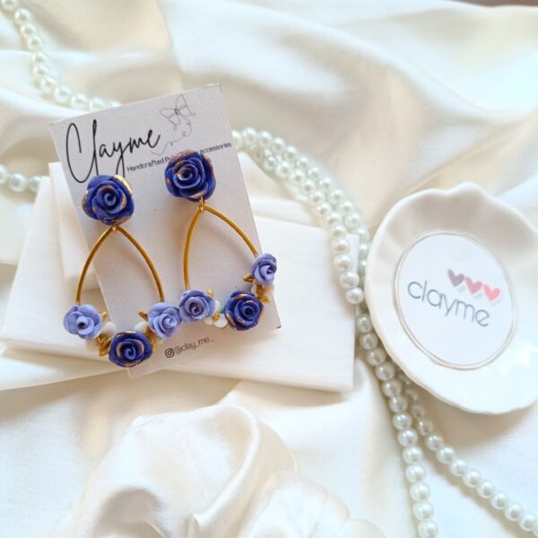 Flower Bouquet Drop Earrings