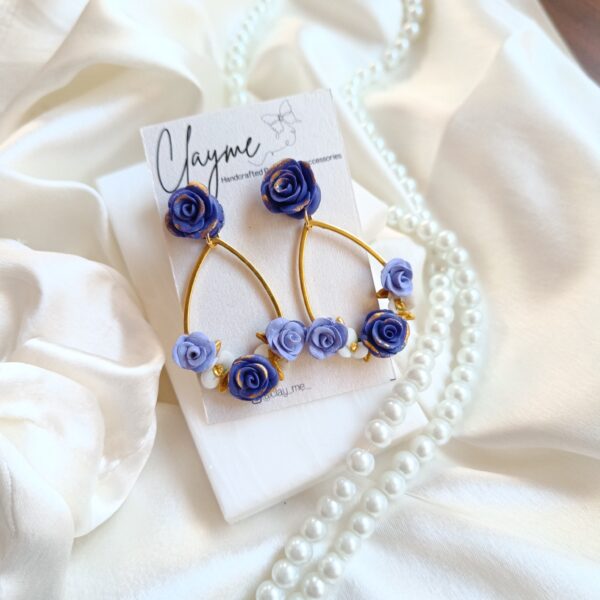 Flower Bouquet Drop Earrings