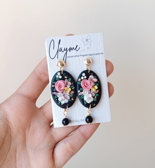 Black Blush Earrings