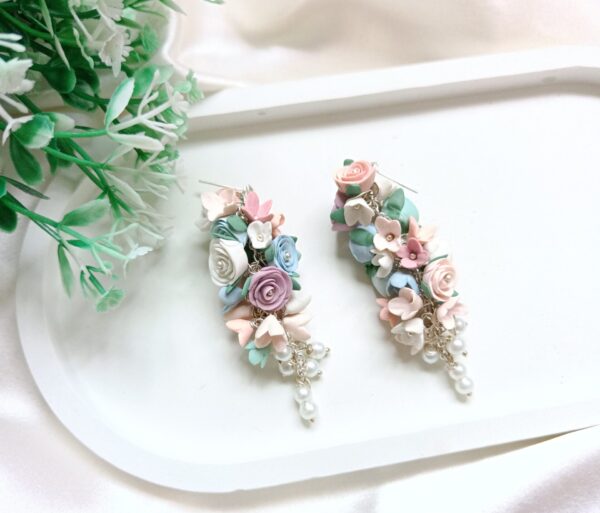 French Corsage Earrings