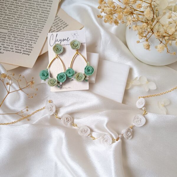 Flower Bouquet Drop Earrings