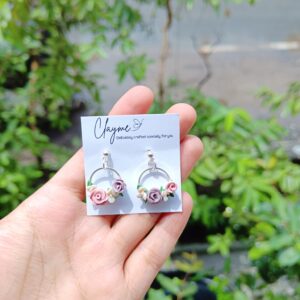 Round Bouquet Earrings (Mini)