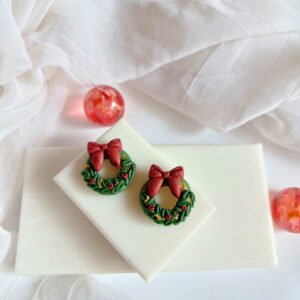 Christmas Wreath Studs