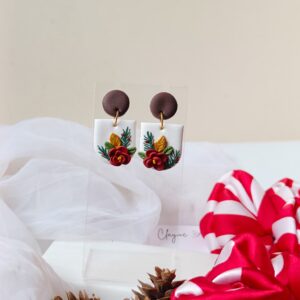 Hallelujah Earrings christmas polymerclay