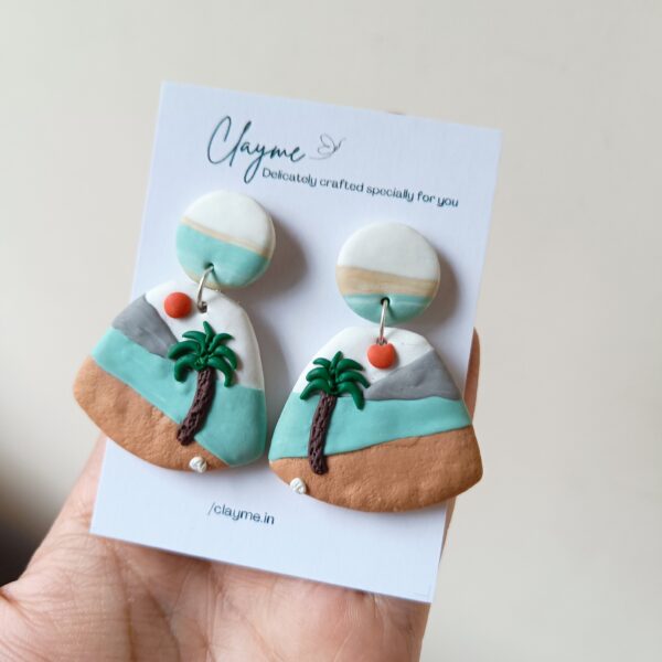 Tropical Beach Earrings - Image 2
