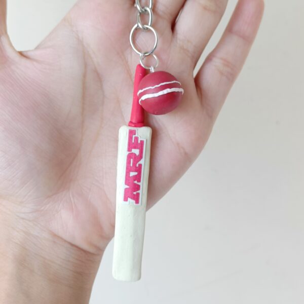 Cricket Bat and Ball Keychain - Image 9