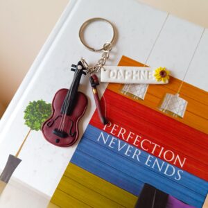Violin Keychain