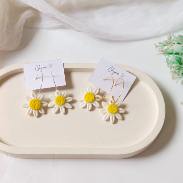 Daisy | Sunflower Hoops - Image 5