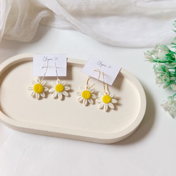 Daisy | Sunflower Hoops - Image 4