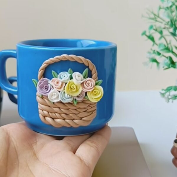 Flower Basket Mug