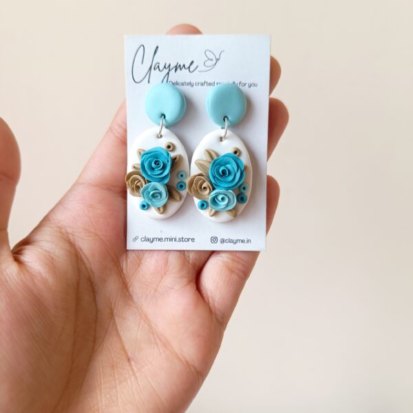 Winter Rose Danglers - Image 5