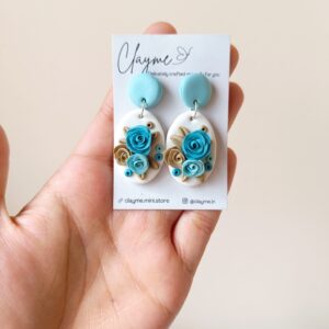Winter Rose Danglers
