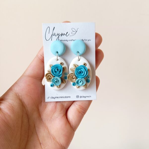 Winter Rose Danglers - Image 7