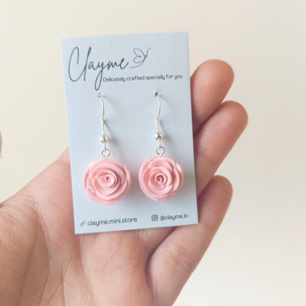 Rose Hook Earrings - Image 7