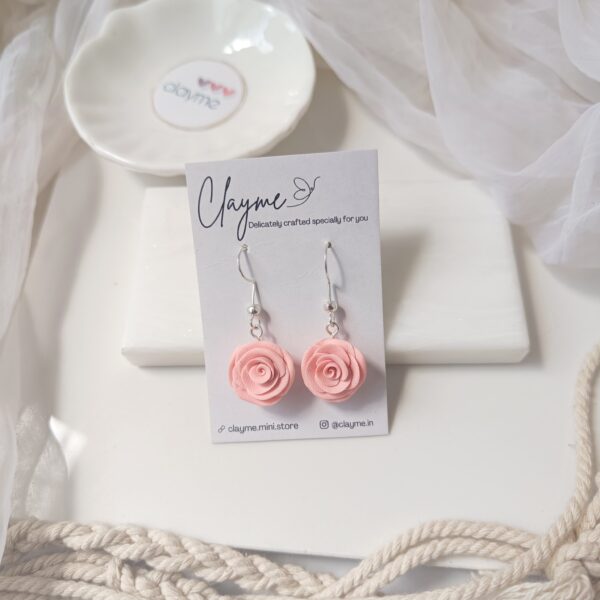 Rose Hook Earrings - Image 5