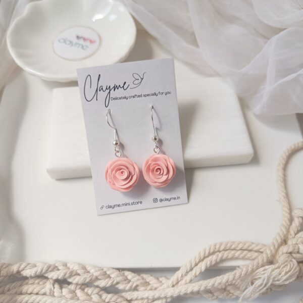 Rose Hook Earrings - Image 2