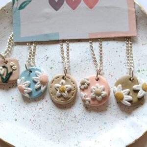 Quirky Flower Pendant