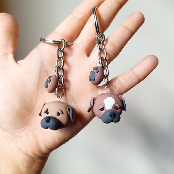 Pet Face and Paw Keychain - Image 3