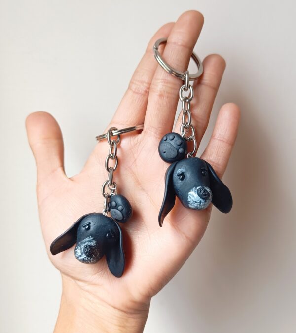 Pet Face and Paw Keychain - Image 2