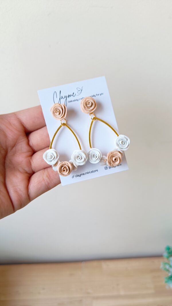 Flower Bouquet Drop Earrings - Image 12