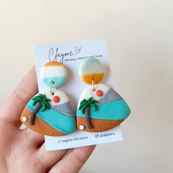 Tropical Beach Earrings - Image 2