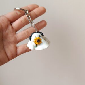Shy Ghosty Keychain