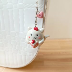 Strawberry Cat Keychain