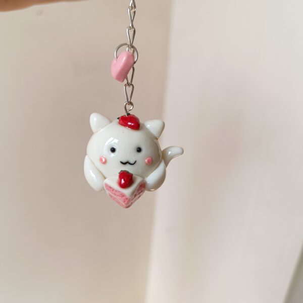 Strawberry Cat Keychain - Image 10