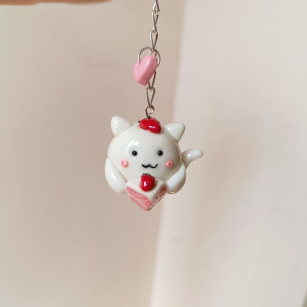 Strawberry Cat Keychain - Image 5