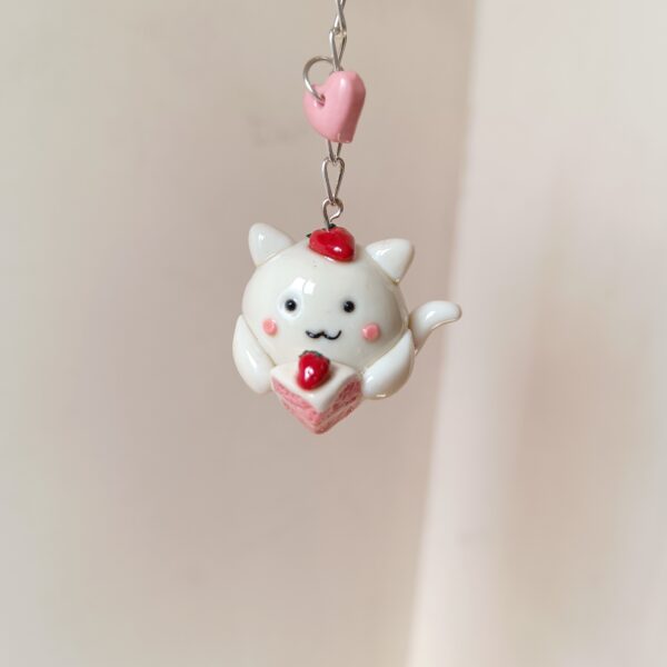 Strawberry Cat Keychain - Image 9