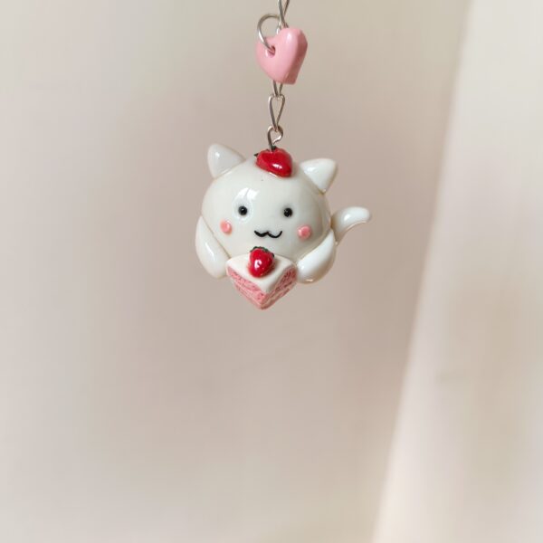 Strawberry Cat Keychain - Image 8