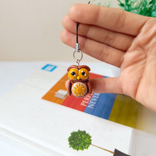 Sunny Hoot Owl Charm - Image 2