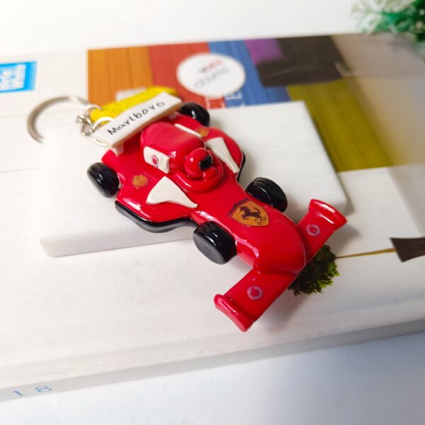 Ferrari-Inspired F1 Car Keychain - Image 7