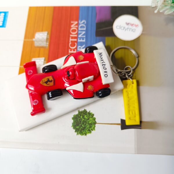 Ferrari-Inspired F1 Car Keychain - Image 4