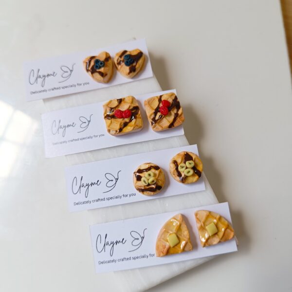 Waffle Delights Studs