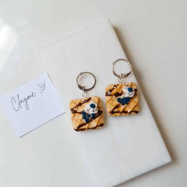 Waffle Delights Earrings - Image 3