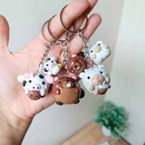 Chubby Animal(s) + Baby Keychain