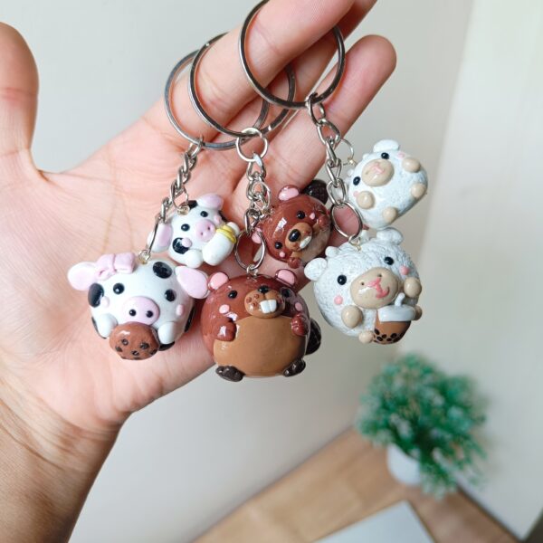 Chubby Animal(s) + Baby Keychain - Image 3