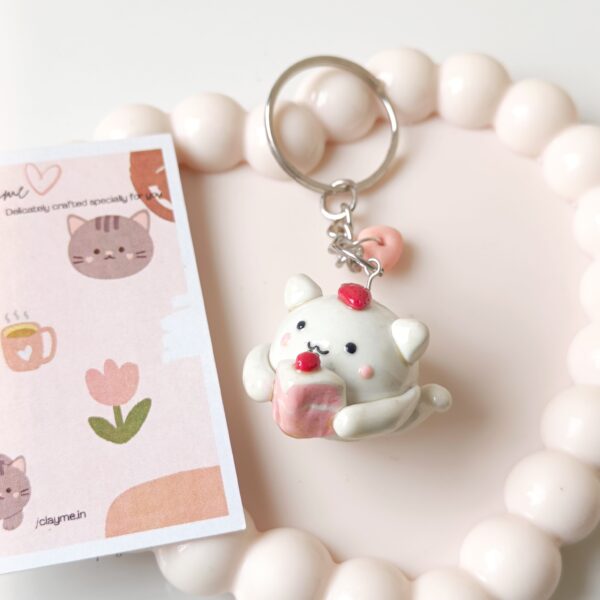 Strawberry Cat Keychain - Image 10