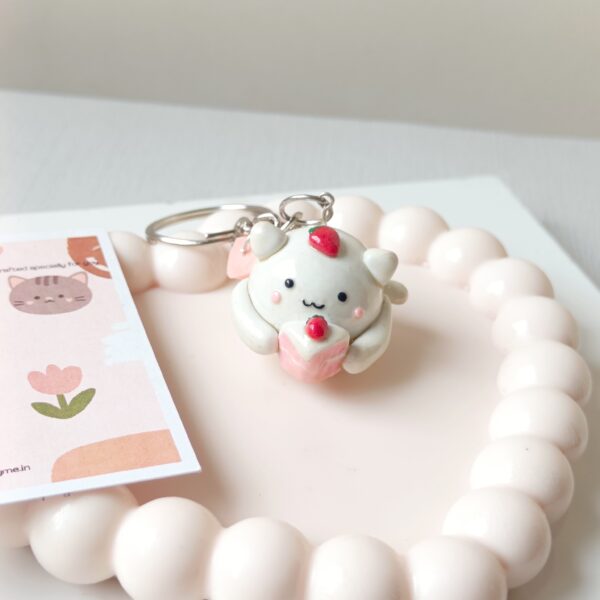 Strawberry Cat Keychain - Image 12