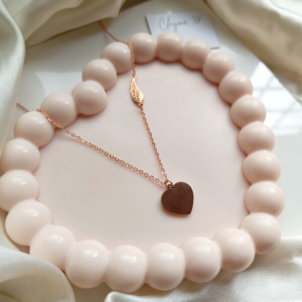 Wings to Heart Necklace - Image 4