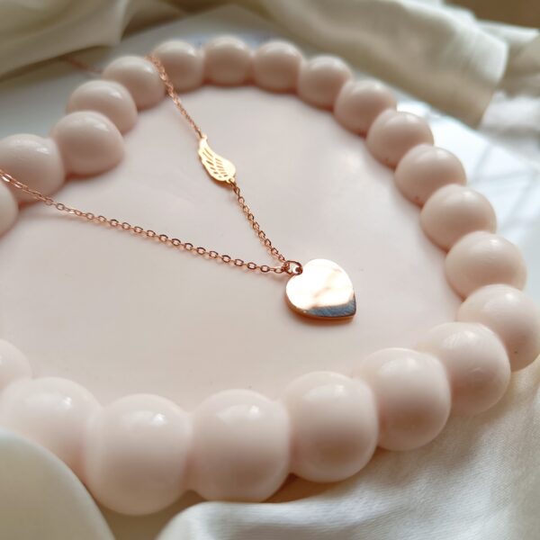 Wings to Heart Necklace