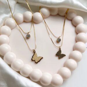 Golden Flutter Necklace