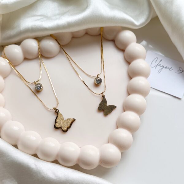 Golden Flutter Necklace - Image 6