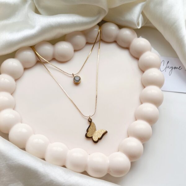 Golden Flutter Necklace - Image 3