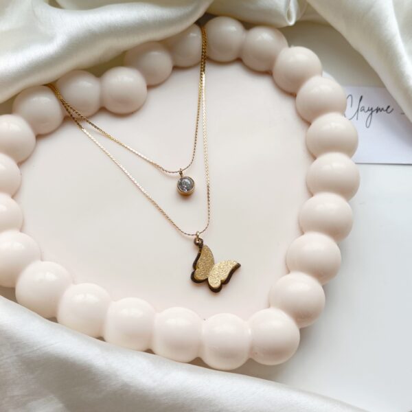 Golden Flutter Necklace - Image 2
