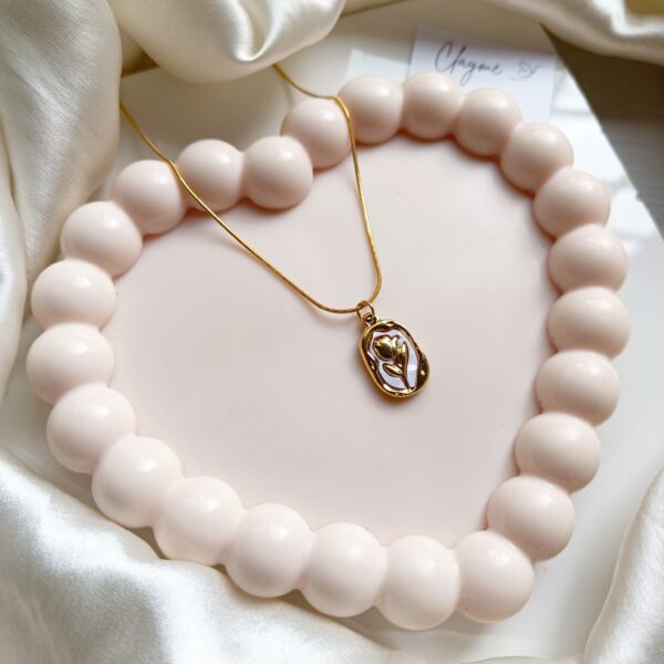 Golden Rose Necklace - Image 6